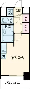 MSM町田【208号室】の間取り