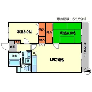 スペース21【2階】の間取り