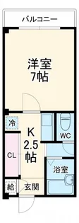フジハイツ【2階】の間取り