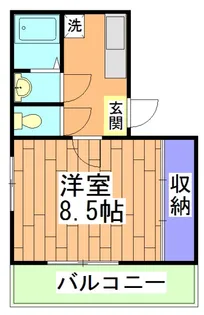 グレース五条【2階】の間取り