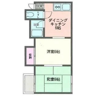 モンフィス大鶴【301号室】の間取り