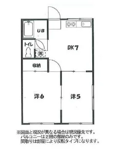 ハーバーライト寸沢嵐【101号室】の間取り