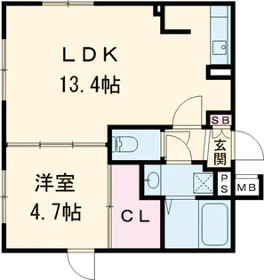 CREAL西荻窪Ⅱ【201号室】の間取り