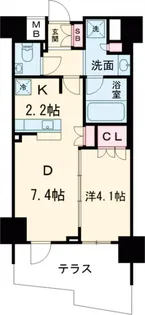 BELISTA下高井戸駅前【1階】の間取り