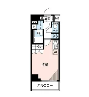 マイナビSTAYロイヤルグランデ高田馬場【802号室】の間取り