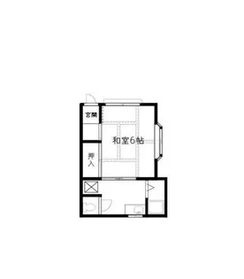 ハイツオオタⅡ【101号室】の間取り
