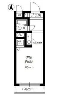 ビクセル武蔵関【306号室】の間取り