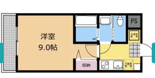 メゾン・ド・シャルマン【105号室】の間取り