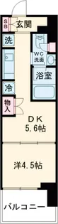ウエリスアーバン水天宮前【4階】の間取り