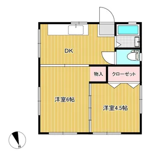 サニーハウス【1階】の間取り