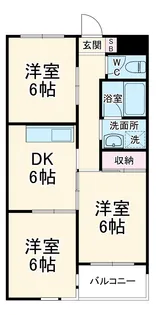 メゾン・ショージ弐番館【203号室】の間取り