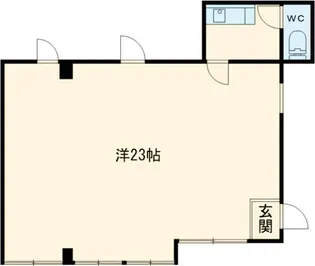 サンライズ須崎【001号室】の間取り