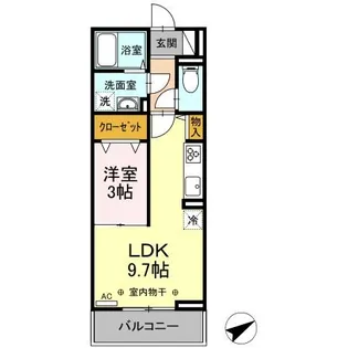 プレミストⅧ【3階】の間取り