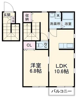 ベルフォーレ日吉【2階】の間取り