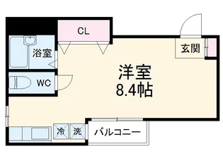 ランドマークヴュー横浜【202号室】の間取り
