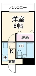 フレンドポート淵野辺第5【3階】の間取り