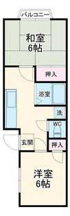 ルミネ伊藤【2階】の間取り