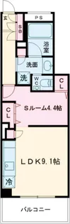 アージョ世田谷東松原Due【305号室】の間取り