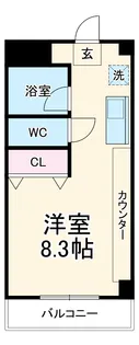 ウッディハウスⅡ【203号室】の間取り