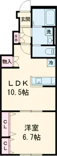 クレハ南大泉【1階】の間取り