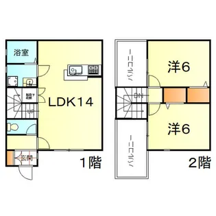 LOHAS TOWN【D号室】の間取り