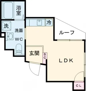 ルクレ目白西坂【2階】の間取り