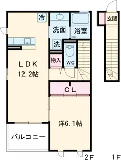 クッカ【2階】の間取り