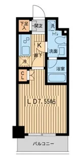 プライムアーバン西武柳沢【2階】の間取り