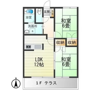 カーサN&T【205号室】の間取り