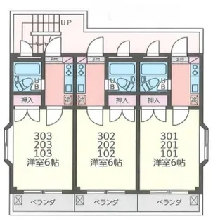エミエール21【202号室】の間取り
