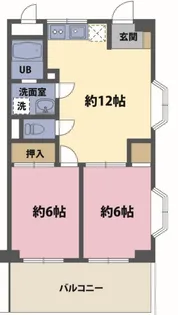 エトワールⅤ【312号室】の間取り