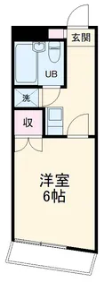 レジデンスオカノ【2階】の間取り