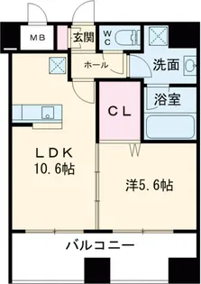 STATION TOWER TOYOSHIMA【4階】の間取り