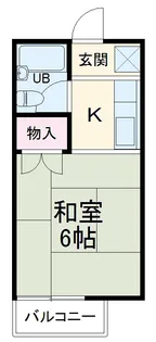 セントラルプラザ【107号室】の間取り