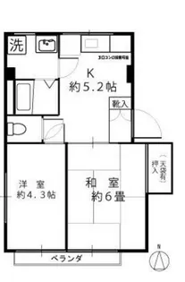 ミトモマンション【202号室】の間取り