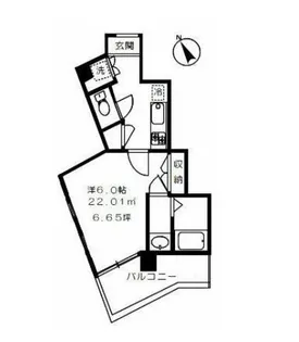 グリーンルーム代沢【301号室】の間取り