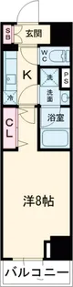 プレミアムキューブG東新宿【6階】の間取り