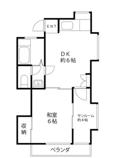 コーポ朝日【2階】の間取り