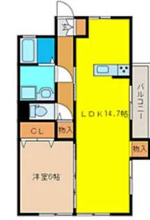 第二野白ビル【301号室】の間取り