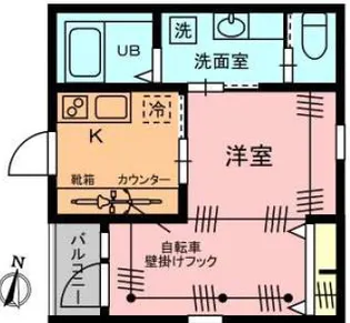 シーンプラス京成小岩【2階】の間取り