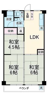 丸二四ハイツ【303号室】の間取り