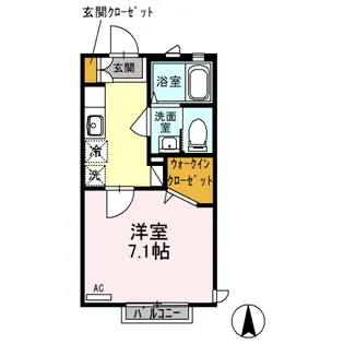 ハウスオブオレンジ【1階】の間取り