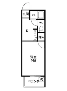 コーポリトルアイ【2階】の間取り