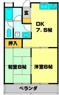 プルミエール【A102号室】の間取り