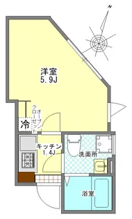 (仮称)光が丘AP【201号室】の間取り