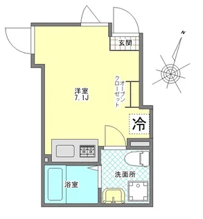 (仮称)光が丘AP【202号室】の間取り
