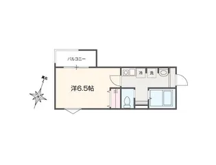 MELLAS田無【1階】の間取り
