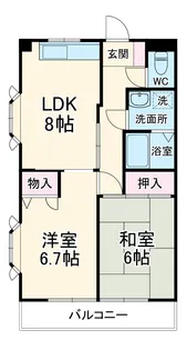 サンライズ【3階】の間取り