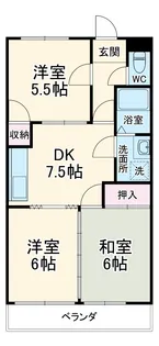 トヨダアメニティホームズ【3階】の間取り