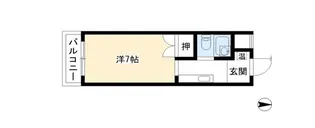 メゾン・プルメリア【2階】の間取り